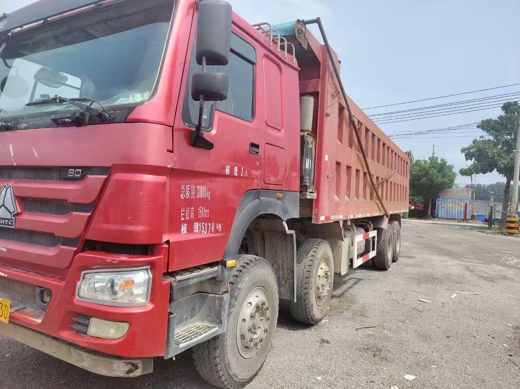 SINOTRUK Used Dump Truck 380 hp Promotional HOWO Dump Truck Mining Truck Camion Benne 12 Wheel 30 Tons Dumper