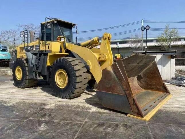 Gran caricatore Usato komatsu Wa500-6 Caricatori a ruote Giappone Made Loader Wa380 500 600 900 Macchine da costruzione Caricamento minerario