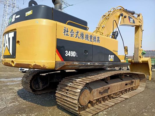 Origine Giappone Escavatore per gatti usato 50000kg CAT 349DL Escavatore a trascinatore con capacità di secchi di 2m3