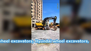 Escavatori gommati Volvo usati, escavatori gommati Hyundai, escavatori gommati Doosan, in vendita a basso p